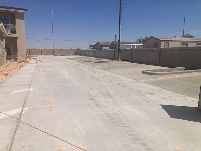 Lee Place apartment community driveway